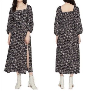 SANCTUARY Women's Lindsey Ditsy Floral Square Neck Maxi Dress